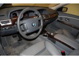 2007 BMW 7 Series 750i Sedan Flannel Grey Interior