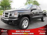 2011 Brilliant Black Crystal Pearl Dodge Dakota Big Horn Crew Cab #48520498