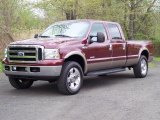 2006 Ford F250 Super Duty Lariat Crew Cab 4x4 Front 3/4 View