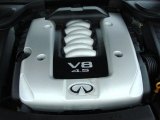 2007 Infiniti M 45 Sport Sedan 4.5 Liter DOHC 32-Valve VVT V8 Engine
