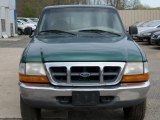 1999 Amazon Green Metallic Ford Ranger XLT Extended Cab 4x4 #48520531