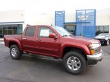 2011 Cardinal Red Metallic Chevrolet Colorado LT Crew Cab 4x4 #48520555