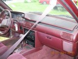 1991 Toyota Camry Deluxe Sedan Dark Red Interior