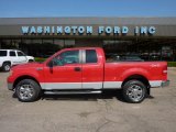 2007 Bright Red Ford F150 XLT SuperCab 4x4 #48520838
