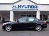 2011 Black Noir Pearl Hyundai Genesis 4.6 Sedan #48520312