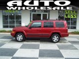 2009 Inferno Red Crystal Pearl Jeep Commander Sport 4x4 #48520892