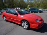 2001 Bright Red Pontiac Sunfire SE Coupe #48581332