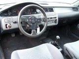 1992 Honda Civic VX Hatchback Gray Interior