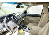 2011 Toyota Tacoma V6 SR5 Double Cab 4x4 Sand Beige Interior