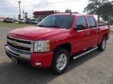 2011 Victory Red Chevrolet Silverado 1500 LT Crew Cab 4x4 #48581704