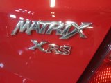 2010 Toyota Matrix XRS Marks and Logos