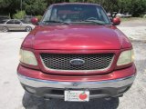 2002 Bright Red Ford F150 XL SuperCab 4x4 #48521087
