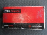 2005 Dodge Caravan SE Books/Manuals
