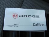 2008 Dodge Caliber R/T AWD Books/Manuals