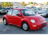 1998 Volkswagen New Beetle 2.0 Coupe Front 3/4 View