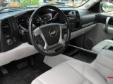 2007 Chevrolet Silverado 1500 LT Crew Cab 4x4 Light Titanium/Ebony Black Interior