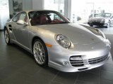 2011 Silver Metallic Paint to Sample Porsche 911 Turbo S Coupe #48663516