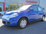 2011 Metallic Blue Nissan Versa 1.8 S Hatchback #48663526