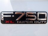 Ford F750 Super Duty 2008 Badges and Logos