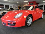 2007 Guards Red Porsche Cayman  #48663754