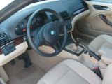 2003 BMW 3 Series 325i Convertible Sand Interior