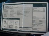 2008 Bentley Continental GT Speed Window Sticker