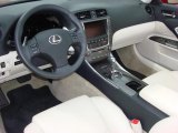 2010 Lexus IS 350C Convertible Alabaster Interior