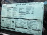 2011 GMC Sierra 1500 Regular Cab 4x4 Window Sticker