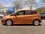 2009 Orange Revolution Metallic Honda Fit Sport #48664063
