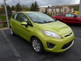 2011 Lime Squeeze Metallic Ford Fiesta SE Hatchback #48731640