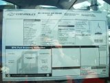 2011 Chevrolet Silverado 3500HD LS Regular Cab 4x4 Window Sticker