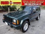 2001 Forest Green Pearlcoat Jeep Cherokee Classic 4x4 #48752512