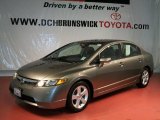 2008 Galaxy Gray Metallic Honda Civic EX-L Sedan #48752721