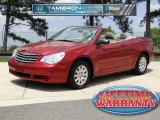 2008 Inferno Red Crystal Pearl Chrysler Sebring LX Convertible #48752526