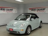 2004 Aquarius Blue Volkswagen New Beetle GLS 1.8T Convertible #48752535