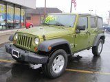 2007 Rescue Green Metallic Jeep Wrangler Unlimited X 4x4 #48770530