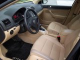 2007 Volkswagen Jetta 2.5 Sedan Pure Beige Interior