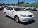 Super White Toyota Camry in 2004