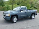 Blue Granite Metallic Chevrolet Silverado 1500 in 2011