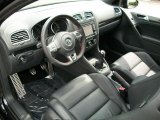 2010 Volkswagen GTI 2 Door Titan Black Leather Interior