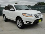 2010 Pearl White Hyundai Santa Fe Limited #48814619