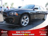 2011 Brilliant Black Crystal Pearl Dodge Charger R/T #48866715