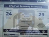 2011 Mitsubishi Outlander Sport SE 4WD Window Sticker