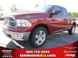 2011 Deep Cherry Red Crystal Pearl Dodge Ram 1500 Big Horn Quad Cab 4x4 #48866732