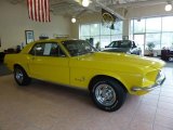 1968 Yellow Ford Mustang Coupe #48866745