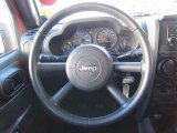 2009 Jeep Wrangler Unlimited X 4x4 Steering Wheel