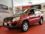 2010 Volcanic Red Kia Sportage LX V6 4x4 #48925441