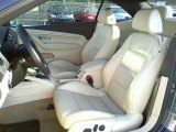 2008 Volkswagen Eos VR6 Cornsilk Beige Interior
