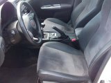 2008 Subaru Impreza WRX STi Carbon Black/Graphite Gray Alcantara Interior