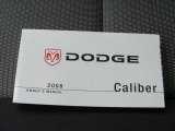 2008 Dodge Caliber R/T AWD Books/Manuals